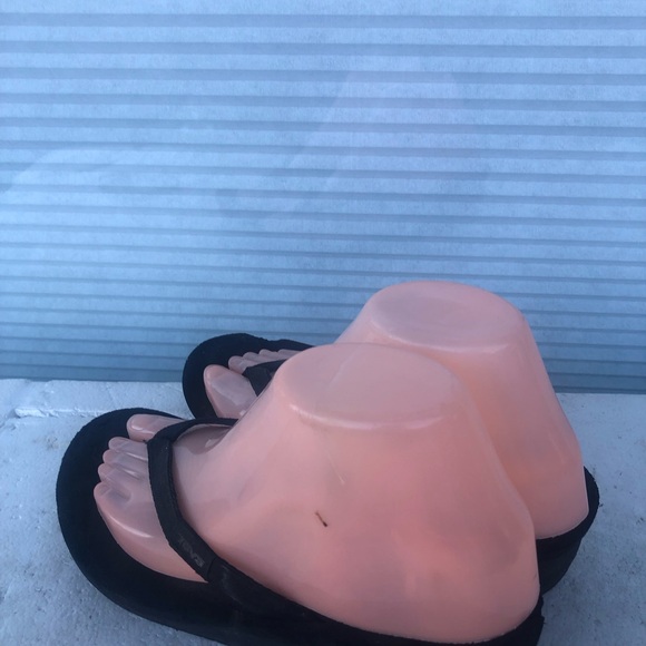 Teva 1000095 Women's Black Platform Light Weight Sandals Size 7 - Picture 9 of 14